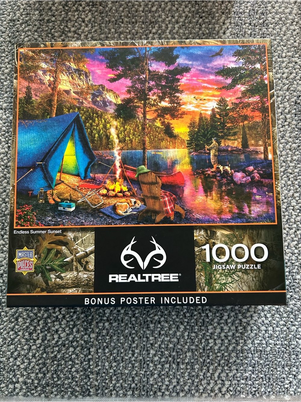 Realtree 1000 piece Endless Summer Sunset jigsaw puzzle